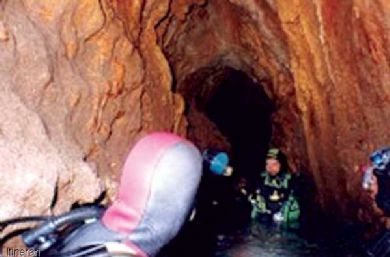immersione in grotta